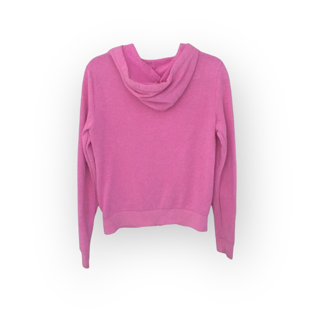 new VS Pink Victoria’s Secret ❤︎ Logo Zip Hoodie Sweatshirt ❤︎ Heather Pink ❤︎ M - Picture 8 of 10
